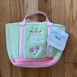 NWT Little Love by Nojo Plush Toy Set - My First Garden Tool Set